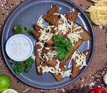 Крутоны с чесноком и сыром