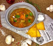 Говядина, томлённая с овощами