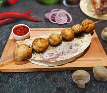 Шампиньоны на углях