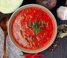 Борщ на говядине