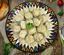 Манты с говядиной