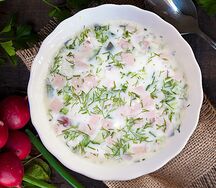 Окрошка на кефире