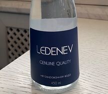 Вода Ledenev негазированная