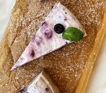 Чизкейк черничный