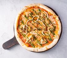 Пицца с морепродуктами