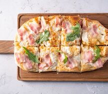 Пицца римская карбонара