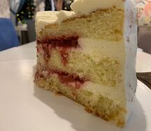 Торт клубника-ваниль