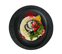 Палтус с пюре из цветной капусты