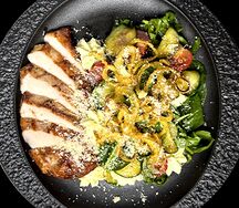 Стейк-салат на гриле