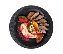 Утка с маринованным персиком