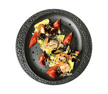 Салат с креветками и авокадо