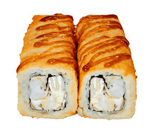 Ролл теплый цезарь с креветкой