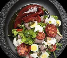 Салат со свиным языком