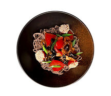 Гречневая лапша с говядиной