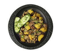 Жаровня картошки с мясом