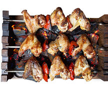 Шашлык из куриных крыльев