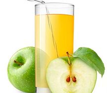 Свежевыжатый яблочный сок
