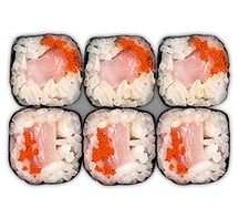 Спайс ролл с гребешком