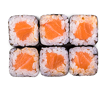 Спайс ролл с копченым лососем