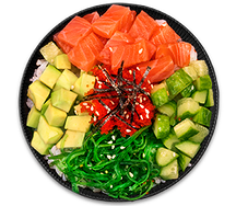 Поке с лососем