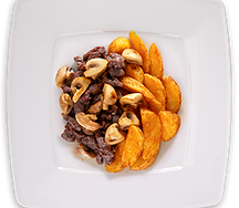 Говядина с картофелем и грибами