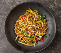Лапша Wok с овощами