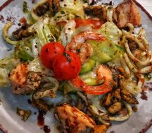 Салат Бали с морепродуктами