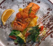 Стейк из семги