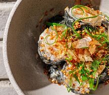 Ролл Угорь и креветка в темпуре