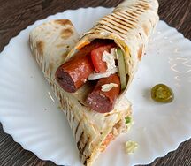 Хот-дог в лаваше