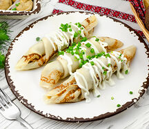 Блинчики с мясом