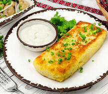 Картопляник Мясной со сметаной