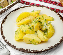 Картофель отварной с укропом