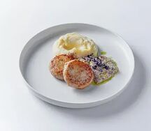 Куриные котлеты на пару с картофельным пюре