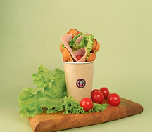 Вафля с ветчиной и сыром