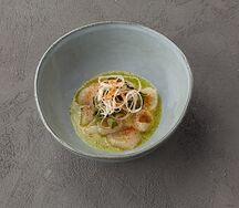 Севиче из гребешка с личи