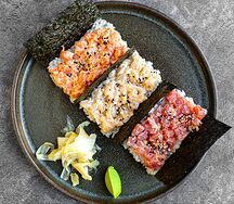 Трио открытых роллов