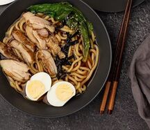 Рамен с курицей