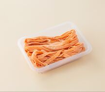 Феттуччине морковная