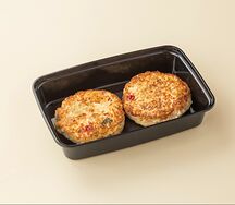 Котлеты куриные с сыром и овощами