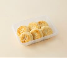 6 сырников с малиной