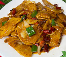 Острый жареный картофель 