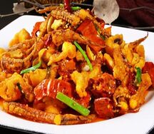 Острые щупальцы кальмара