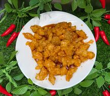 Курица с ананасом