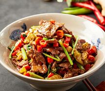 Жареная говядина