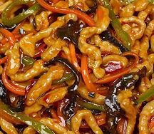 Кисло-сладкая тертая свинина