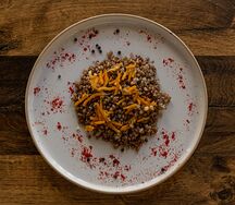 Греча с овощами