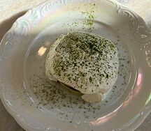 Панкейки с маттей и белым шоколадом