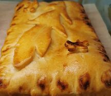 Пирог с курицей и картофелем