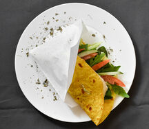 Пита с домашним сыром гриль